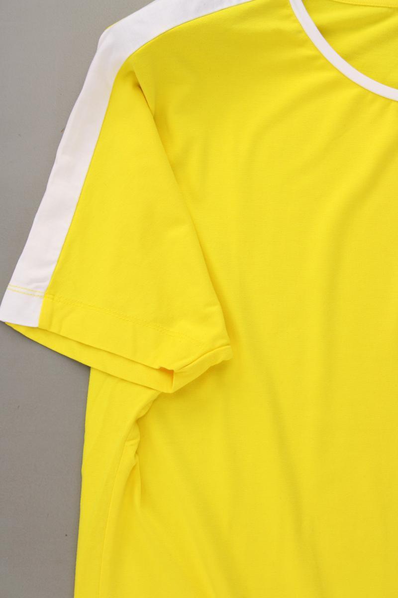 Street One T-Shirt Gr. 42 neuwertig Kurzarm gelb aus Viskose