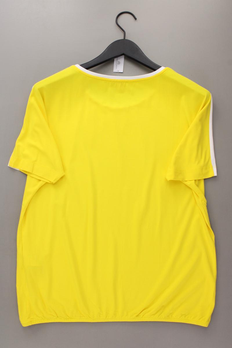 Street One T-Shirt Gr. 42 neuwertig Kurzarm gelb aus Viskose