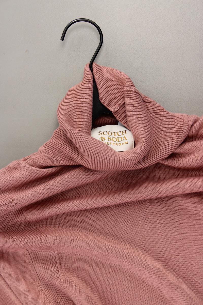 Scotch & Soda Rollkragenpullover Gr. L rosa aus Viskose