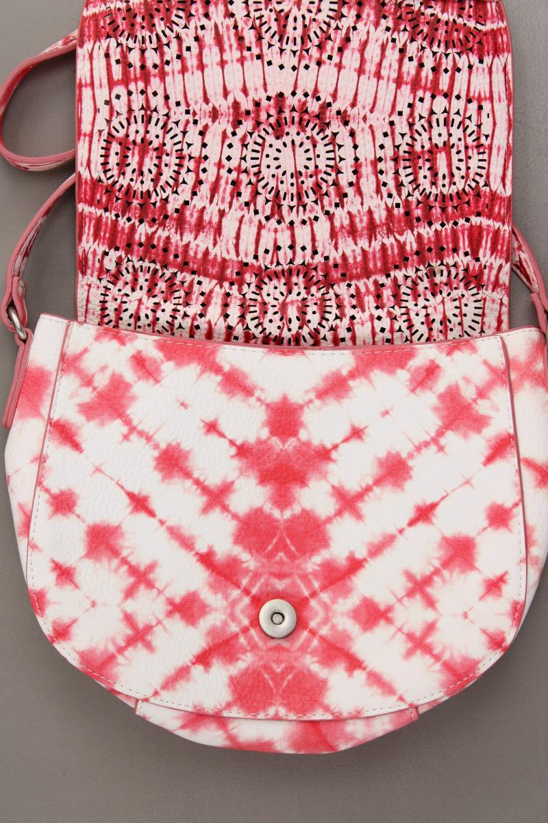 Desigual Umhängetasche mit Batikmuster neuwertig rot aus Polyurethan