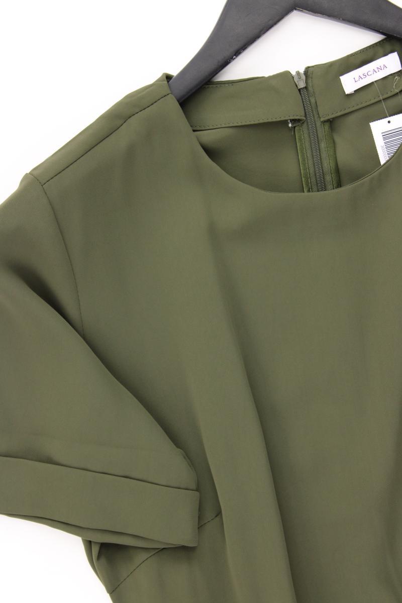 Lascana Langer Jumpsuit Gr. 42 neuwertig olivgrün aus Polyester