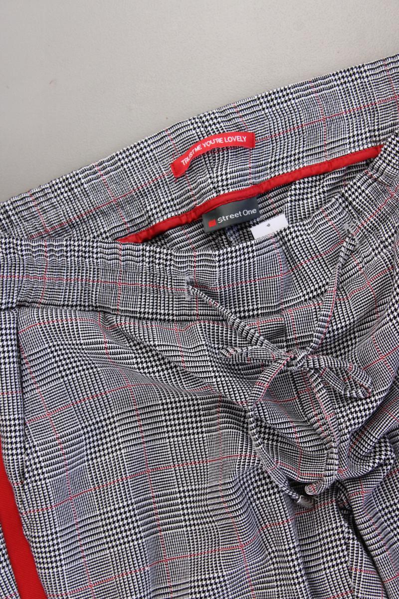 Street One Stoffhose Gr. 38/L26 hahnentritt Modell Fay grau aus Polyester