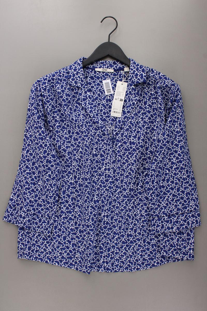 Esprit Classic Bluse Gr. XXL neu mit Etikett Neupreis: 49,99€! 3/4 Ärmel blau