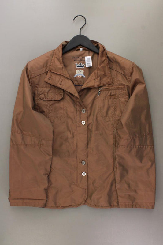 Gina Laura Übergangsjacke Gr. XL braun aus Polyester