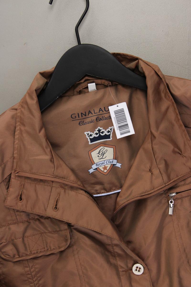 Gina Laura Übergangsjacke Gr. XL braun aus Polyester