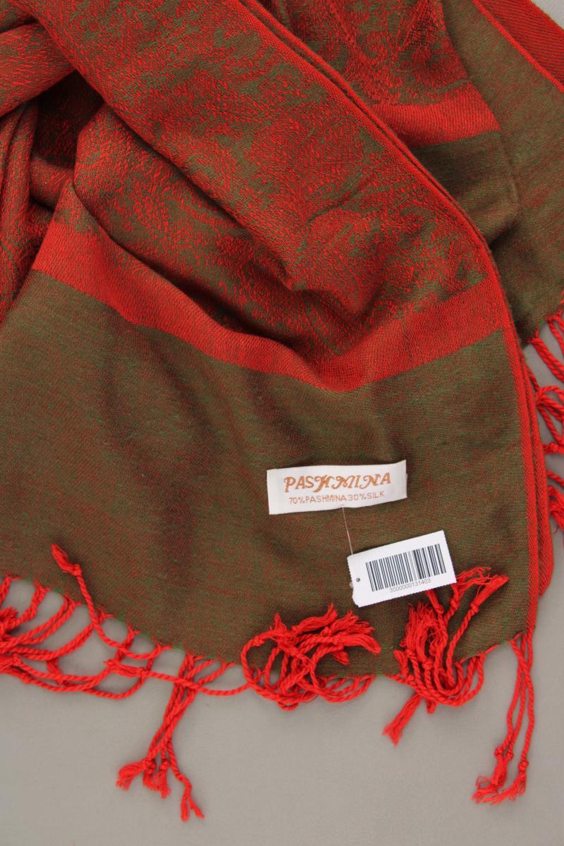 PASHMINA Schal aus Pashmina und Seide orange