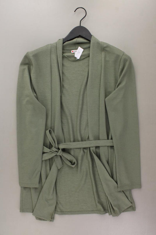 Street One Strickjacke Gr. 40 neuwertig mit Gürtel Langarm olivgrün
