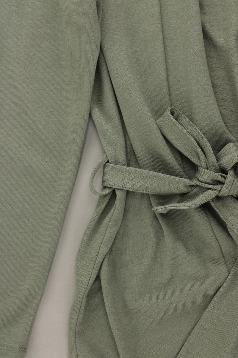 Street One Strickjacke Gr. 40 neuwertig mit Gürtel Langarm olivgrün