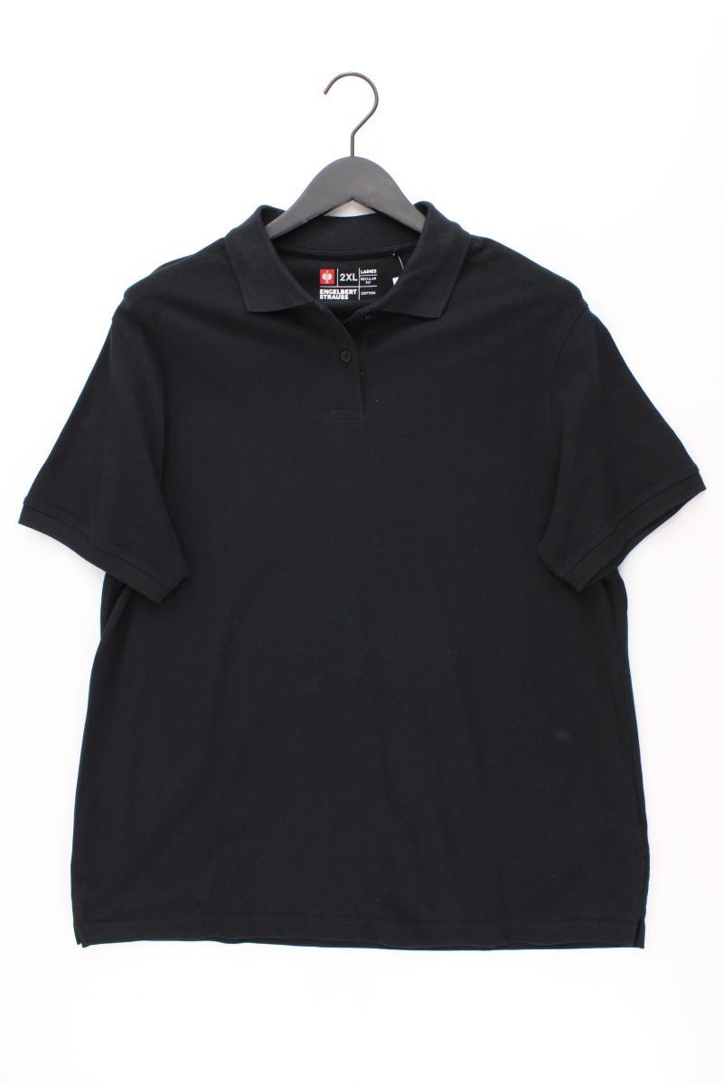 Engelbert + Strauss Poloshirt Gr. XXL Kurzarm schwarz aus Baumwolle