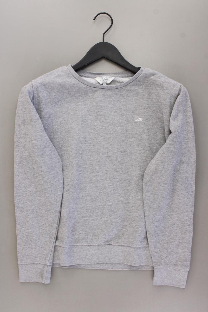 Lee Langarmpullover Gr. S grau aus Baumwolle