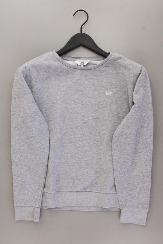 Lee Langarmpullover Gr. S grau aus Baumwolle