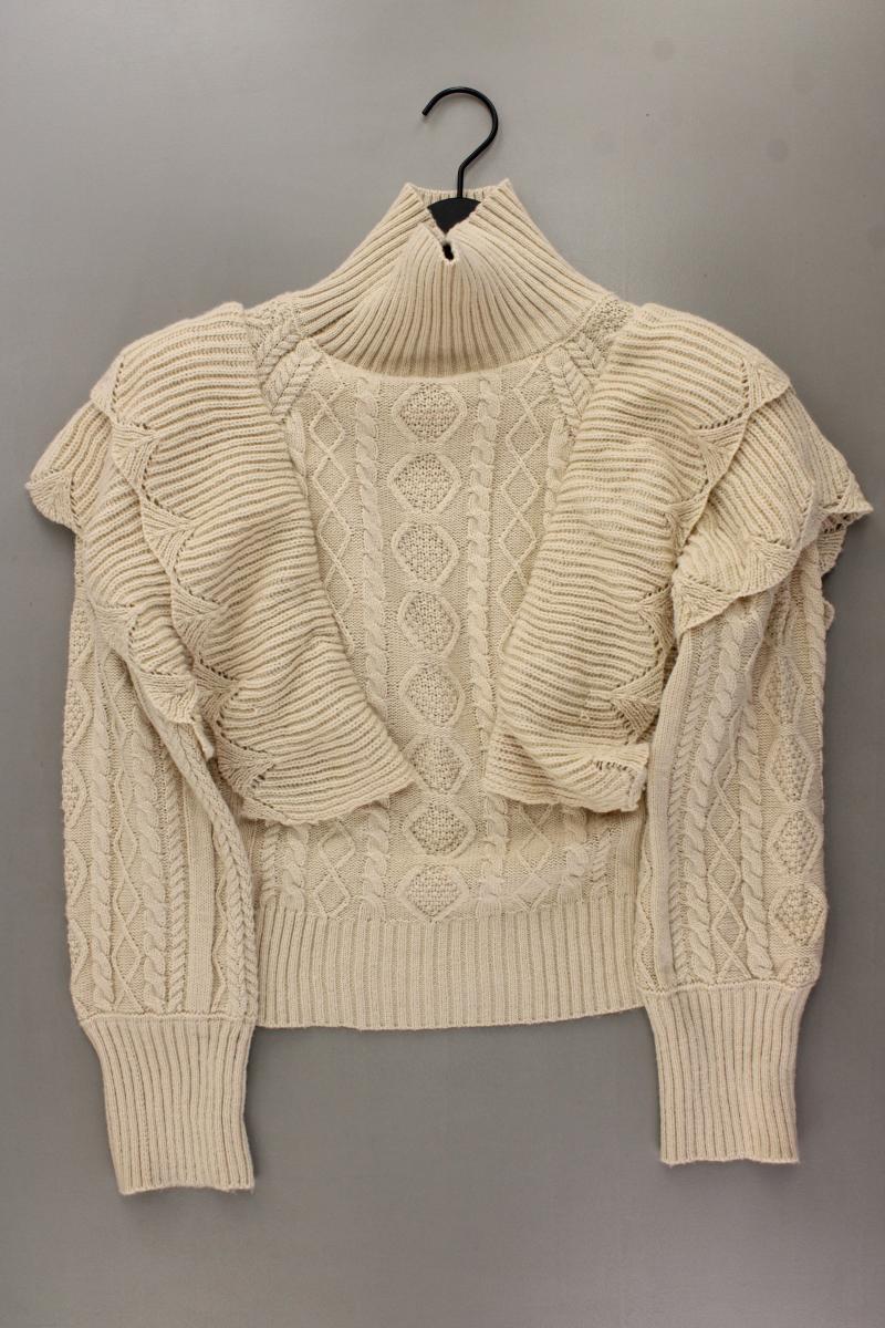 Zopfpullover Gr. M creme