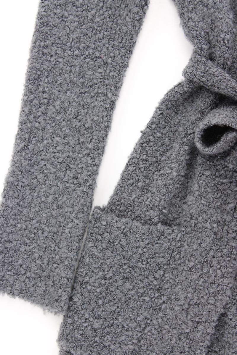 More&More Strickjacke Gr. 36 neuwertig Langarm grau aus Polyacryl