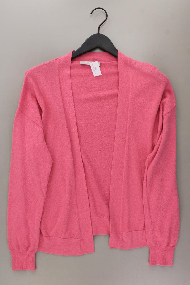Betty & Co. Strickjacke Gr. 40 Langarm pink aus Baumwolle