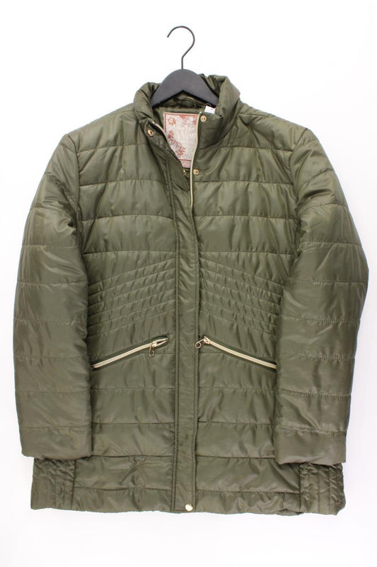 Winterjacke Gr. 44/46 neuwertig olivgrün aus Polyester