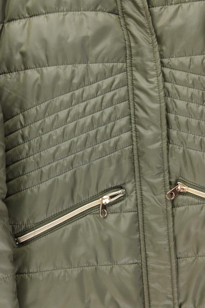 Winterjacke Gr. 44/46 neuwertig olivgrün aus Polyester
