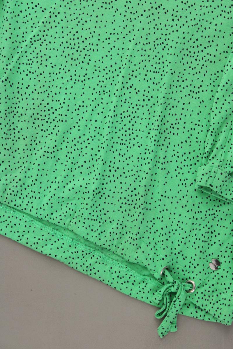 Sure Shirt mit V-Ausschnitt Gr. XXL gepunktet 3/4 Ärmel grün aus Baumwolle