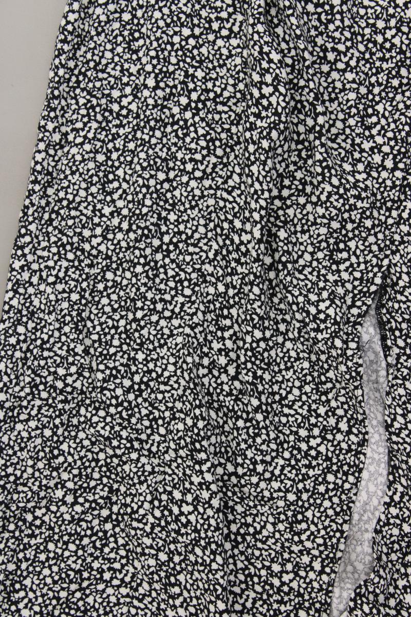 Pull&Bear Midikleid Gr. XS 3/4 Ärmel mit Carmen-Ausschnitt grau aus Polyester