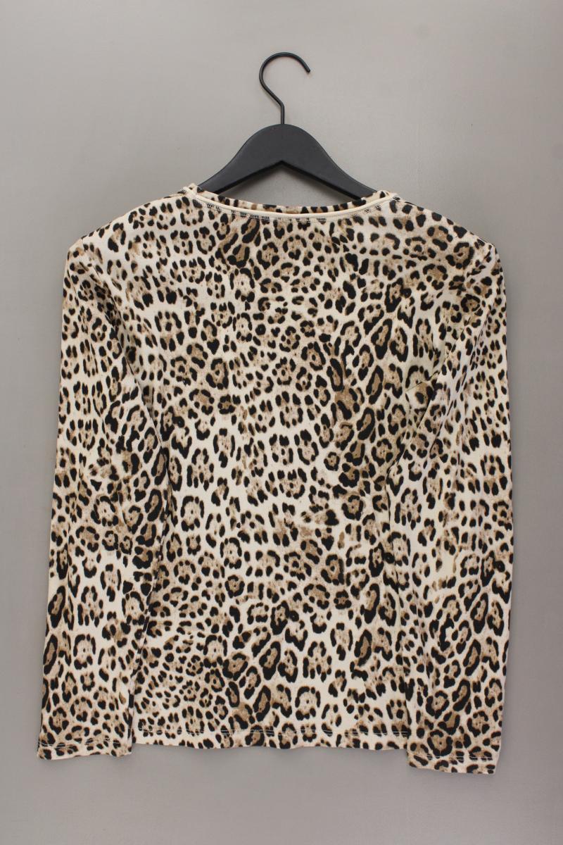olsen Longsleeve-Shirt Gr. 42 mit Tierdruck Langarm braun