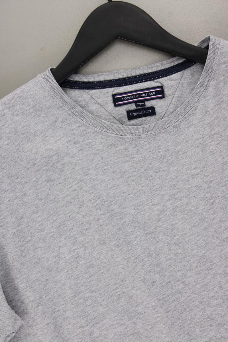 Tommy Hilfiger T-Shirt für Herren Gr. L Kurzarm grau