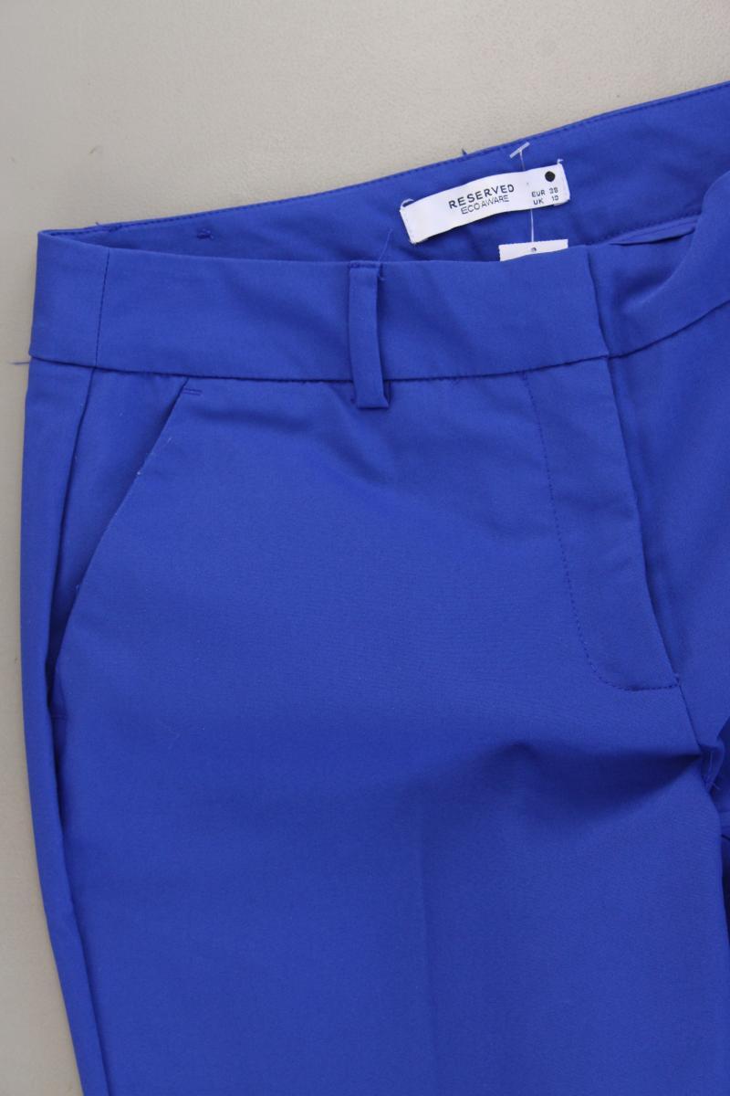 Reserved Stoffhose Gr. 38 blau aus Baumwolle