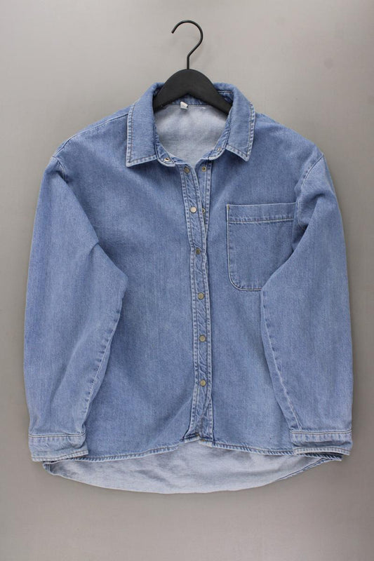 Only Jeanshemd Gr. M Langarm blau aus Baumwolle