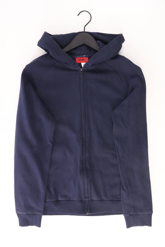 Hugo Boss Sweatjacke für Herren Gr. XL Langarm blau aus Baumwolle