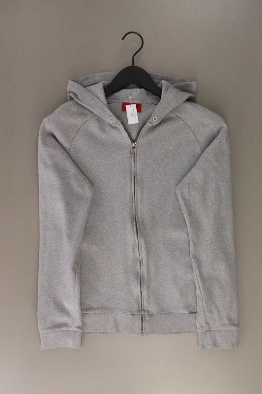 Hugo Boss Sweatjacke für Herren Gr. XL Langarm grau aus Baumwolle