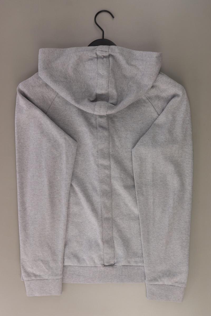Hugo Boss Sweatjacke für Herren Gr. XL Langarm grau aus Baumwolle