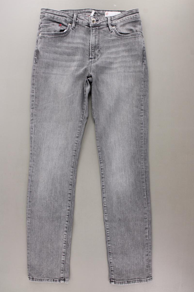 s.Oliver Straight Jeans Gr. 38/L30 grau aus Baumwolle