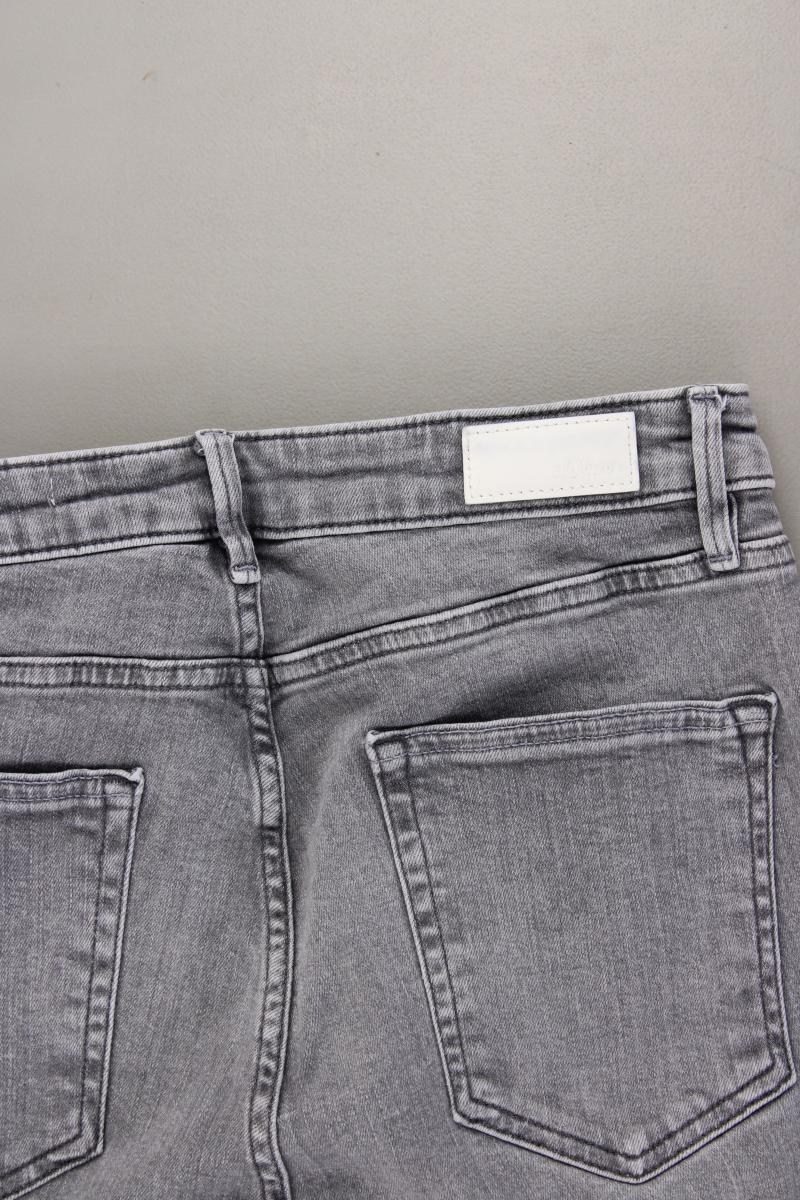 s.Oliver Straight Jeans Gr. 38/L30 grau aus Baumwolle