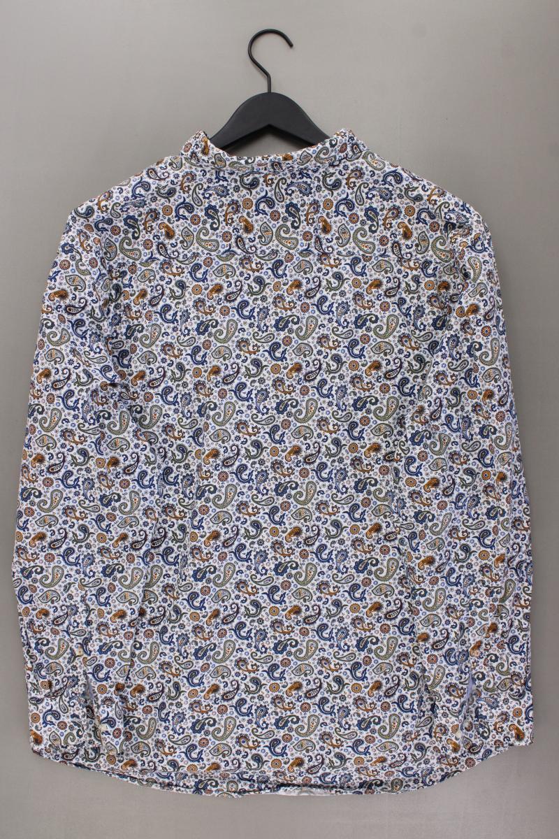 Christian Berg Langarmhemd für Herren Gr. XXL mit Paisleymuster mehrfarbig