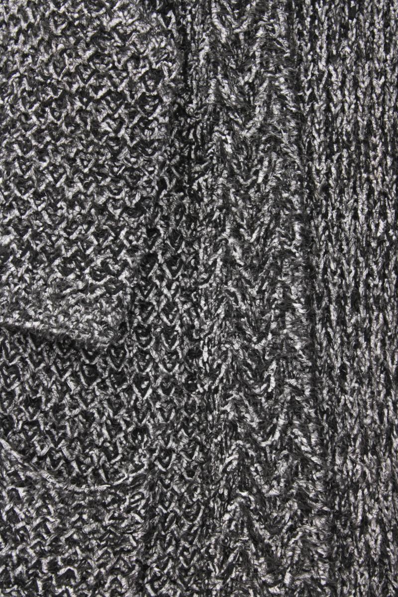 More&More Strickjacke Gr. 36 3/4 Ärmel grau aus Polyamid