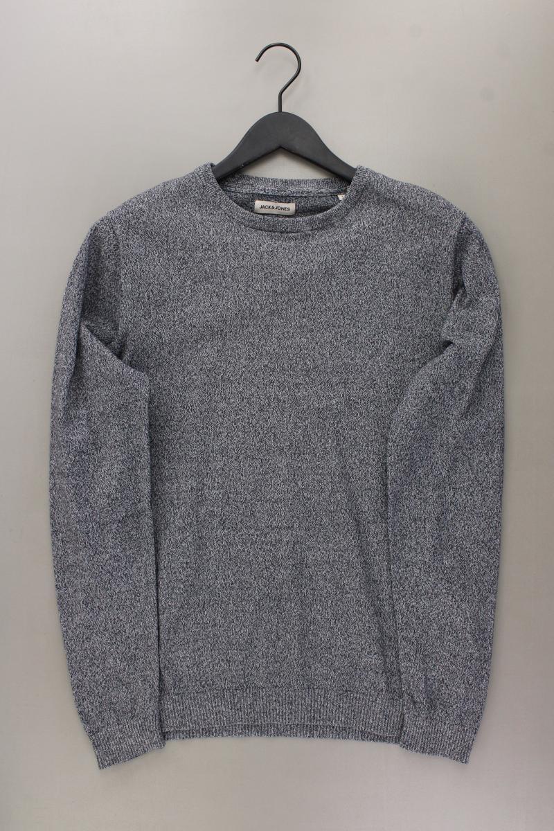 Jack & Jones Feinstrickpullover für Herren Gr. L grau aus Baumwolle