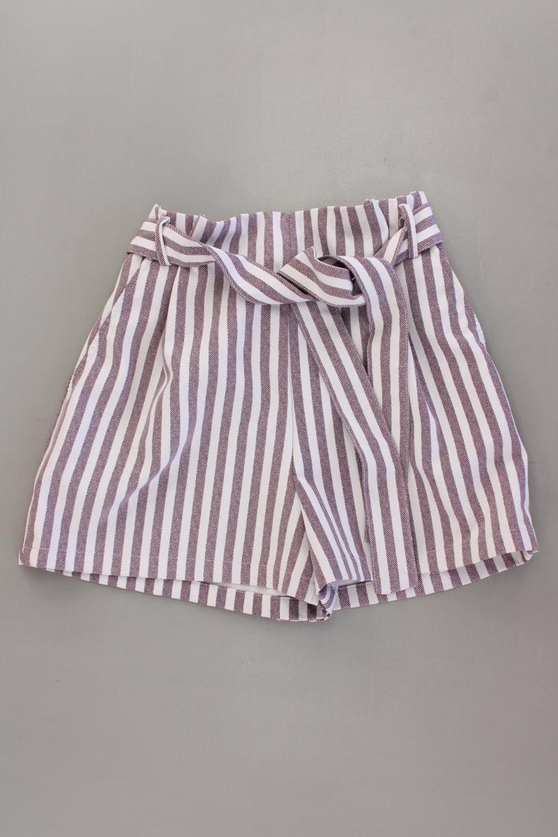 Pull&Bear Shorts Gr. S gestreift lila aus Polyester