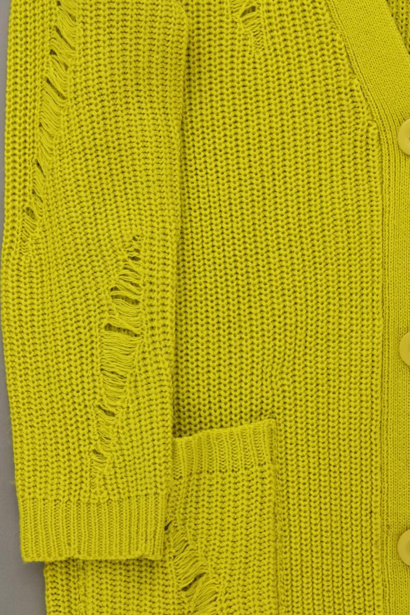 Reserved Strickjacke Gr. S Langarm gelb aus Polyacryl