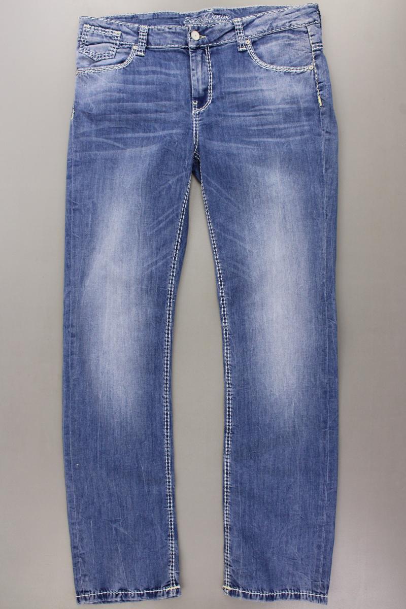 Soccx Straight Jeans für Herren Gr. W34/L34 blau aus Baumwolle