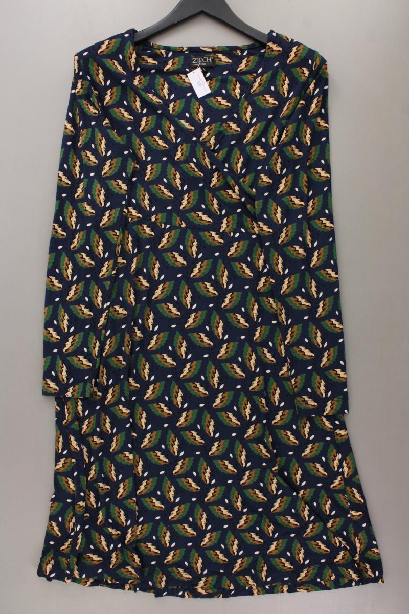 Zilch Amsterdam Jerseykleid Gr. L Langarm mehrfarbig aus Viskose