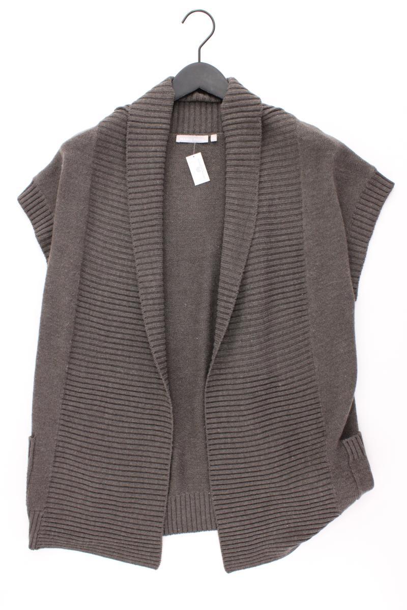 Marco Pecci Strickjacke Gr. 40 Kurzarm braun aus Polyacryl