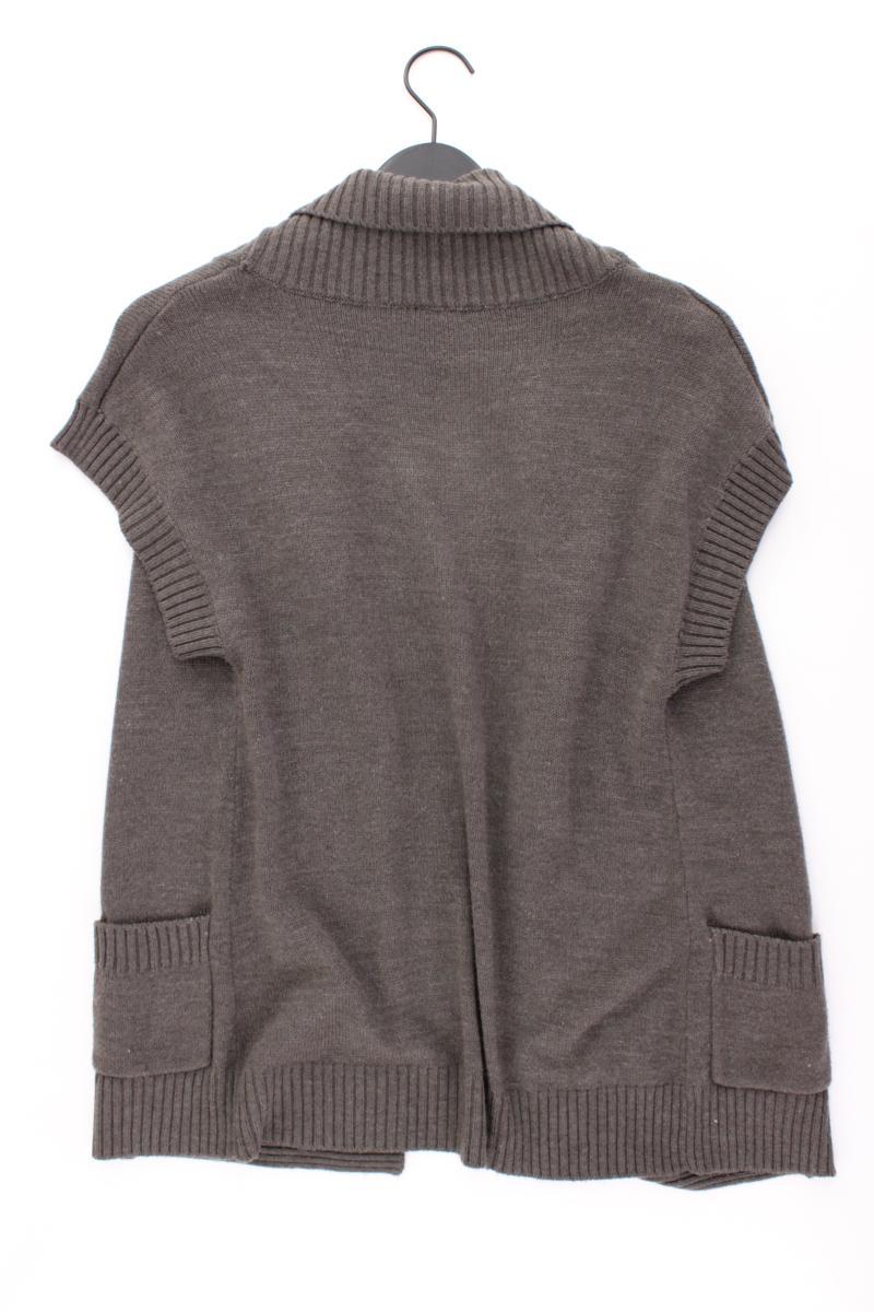 Marco Pecci Strickjacke Gr. 40 Kurzarm braun aus Polyacryl