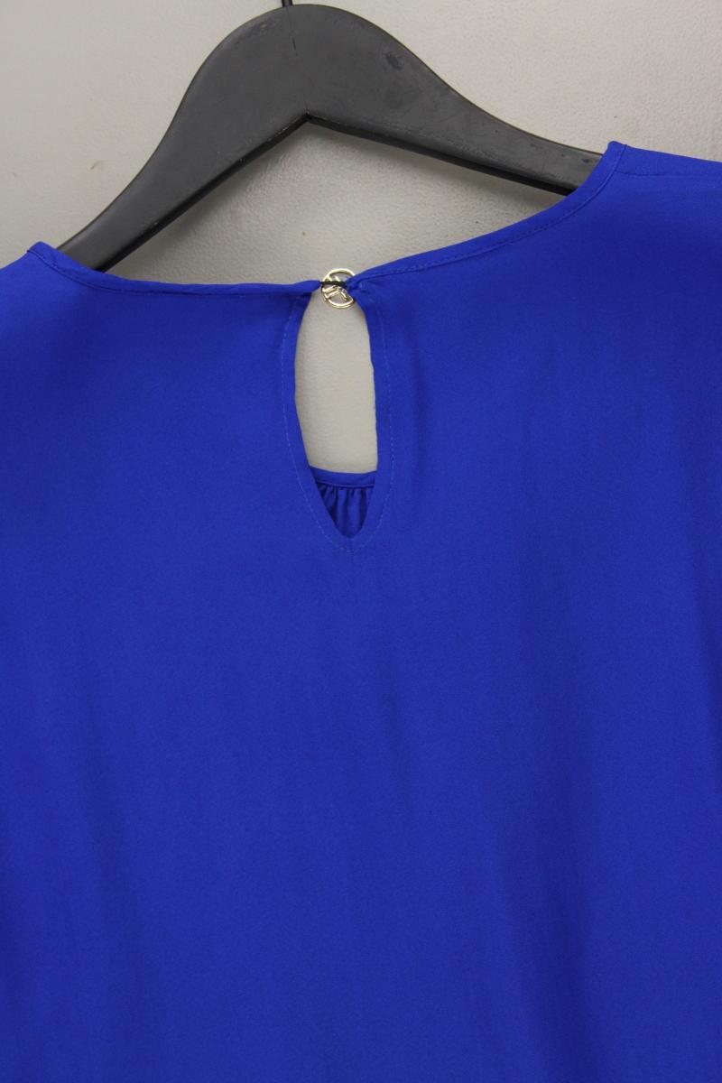 Xandres Langarmbluse Gr. 42 blau aus Viskose