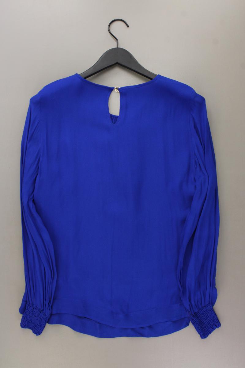 Xandres Langarmbluse Gr. 42 blau aus Viskose
