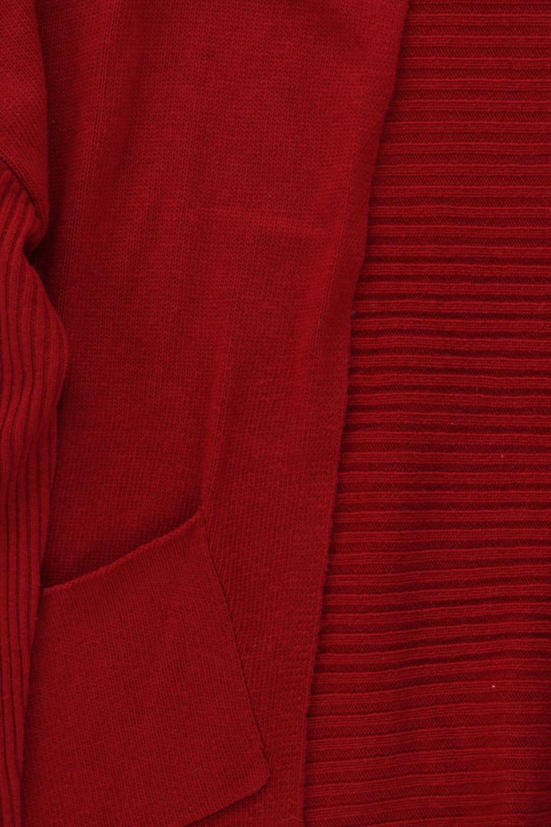 Esprit Strickjacke Gr. S Langarm rot aus Polyacryl