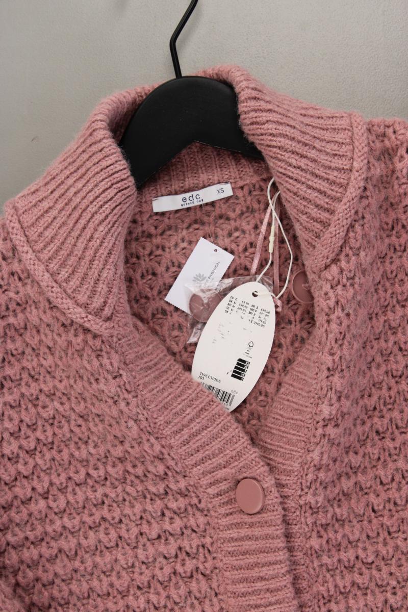 edc by Esprit Strickjacke Gr. XS neu mit Etikett Neupreis: 69,99€! Langarm rosa
