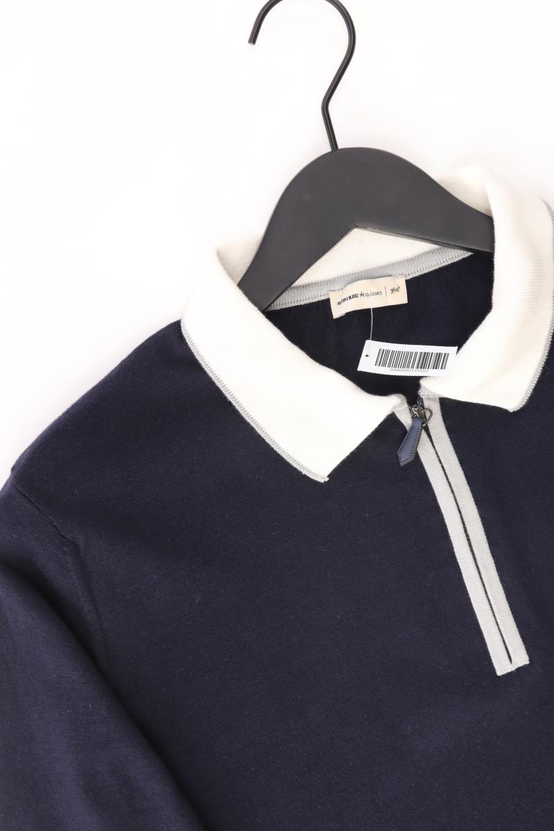 Altinyildiz Classics Poloshirt für Herren Gr. L Kurzarm blau aus Baumwolle