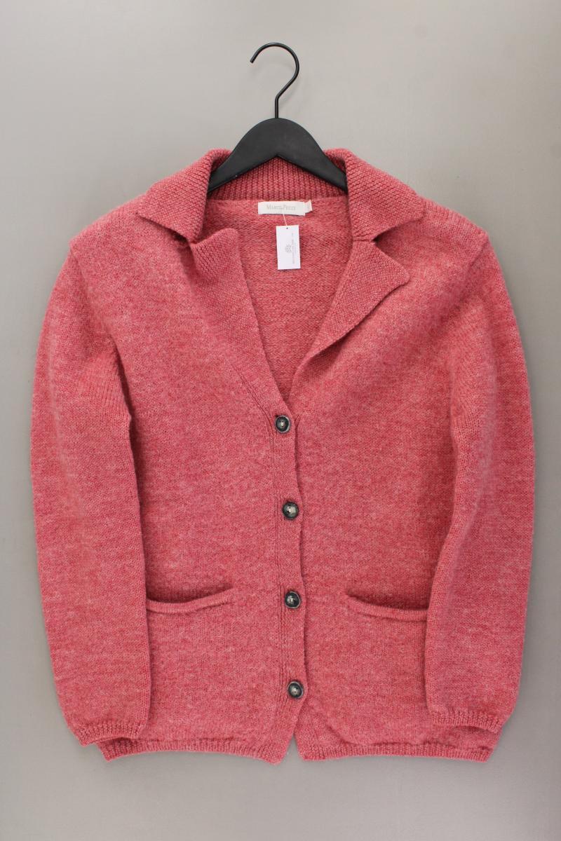 Marco Pecci Strickjacke Gr. L Langarm rosa aus Wolle