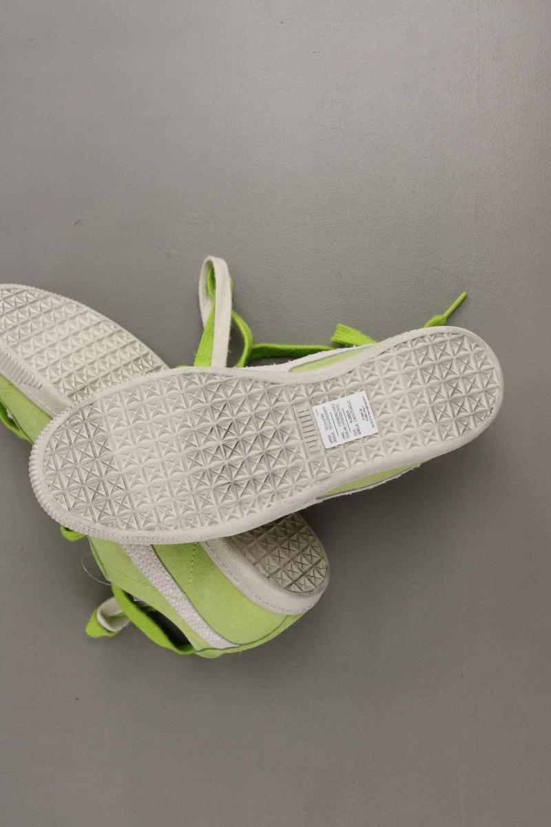 Puma Glyde Canvas Washed Low Sneaker Gr. 38 neuwertig grün aus Leder