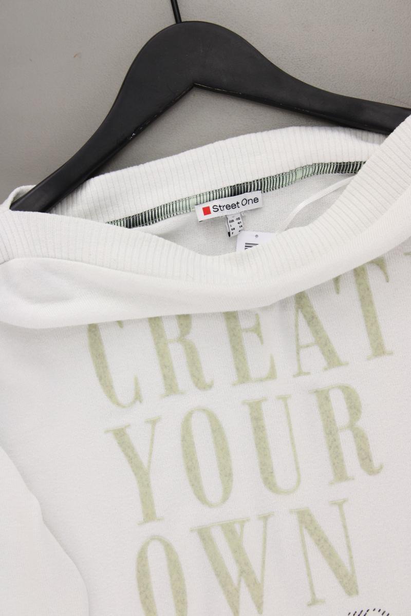 Street One Feinstrickpullover Gr. 40 creme aus Viskose