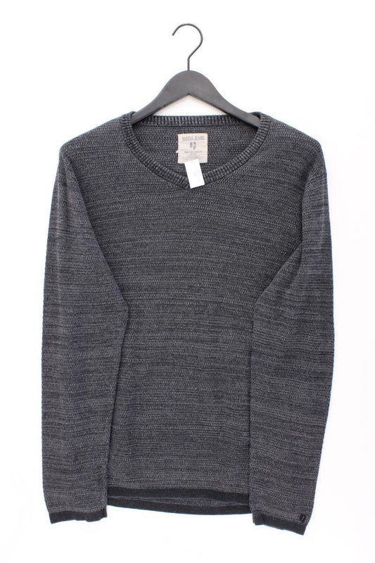 Garcia Jeans Feinstrickpullover für Herren Gr. XL grau aus Baumwolle