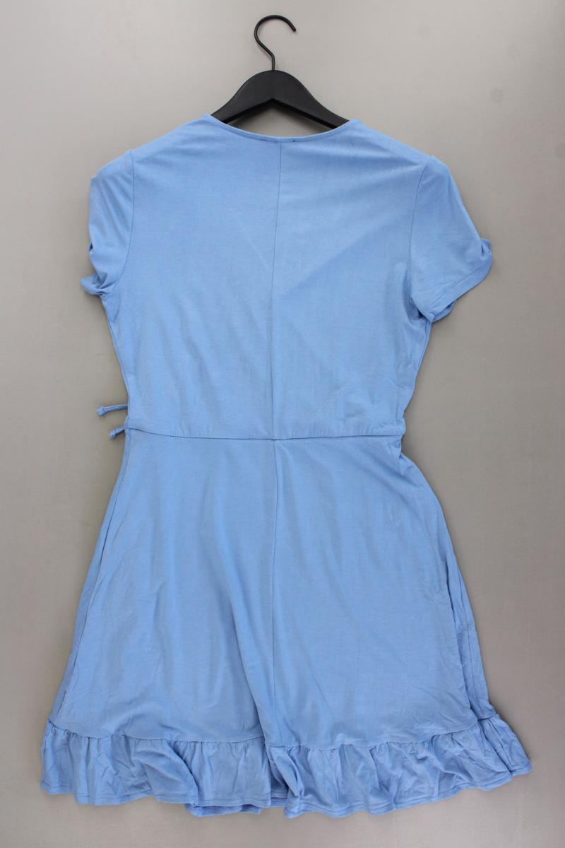 Even & Odd Jerseykleid Gr. L Kurzarm blau aus Viskose